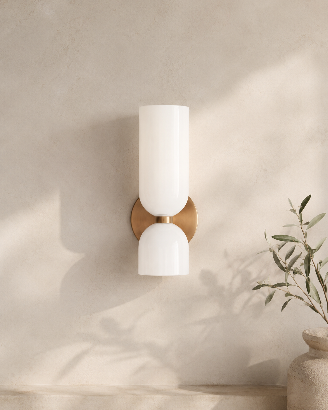 Aurelia Dual Glass Wall Light