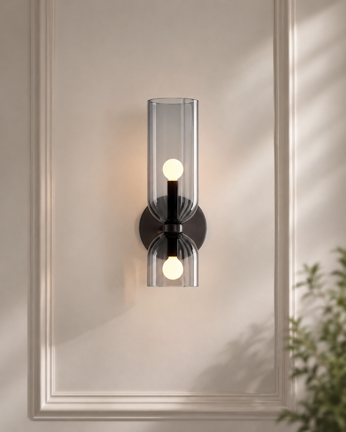 Aurelia Dual Glass Wall Light
